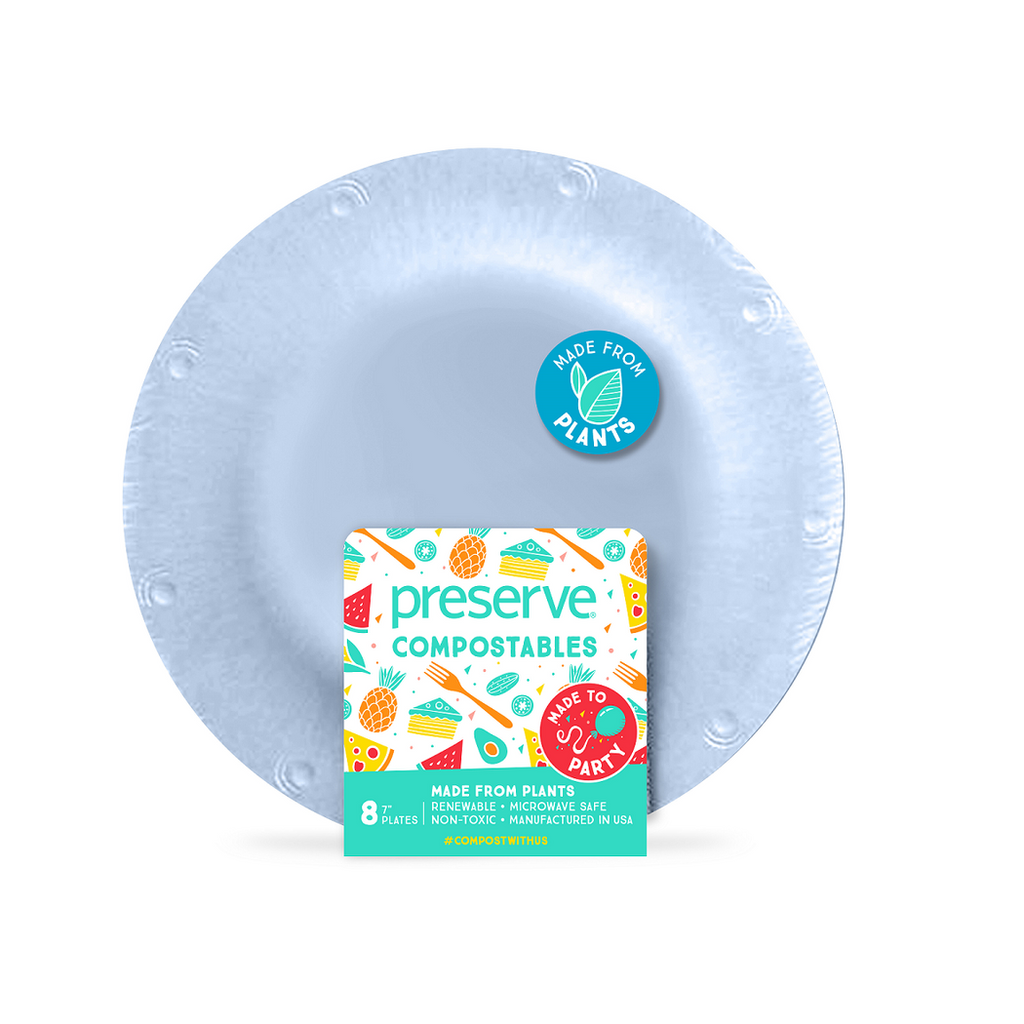 Small Compostable Plates | 8 Count - Case of 12