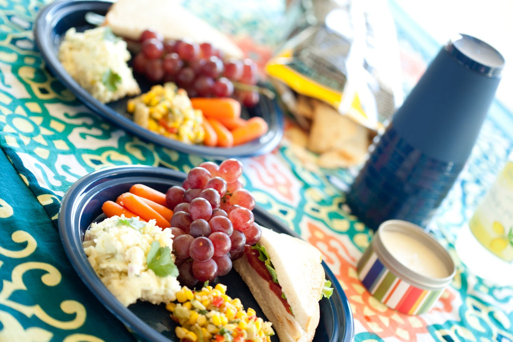 Large On The Go Plates - Case of 12 8-Packs