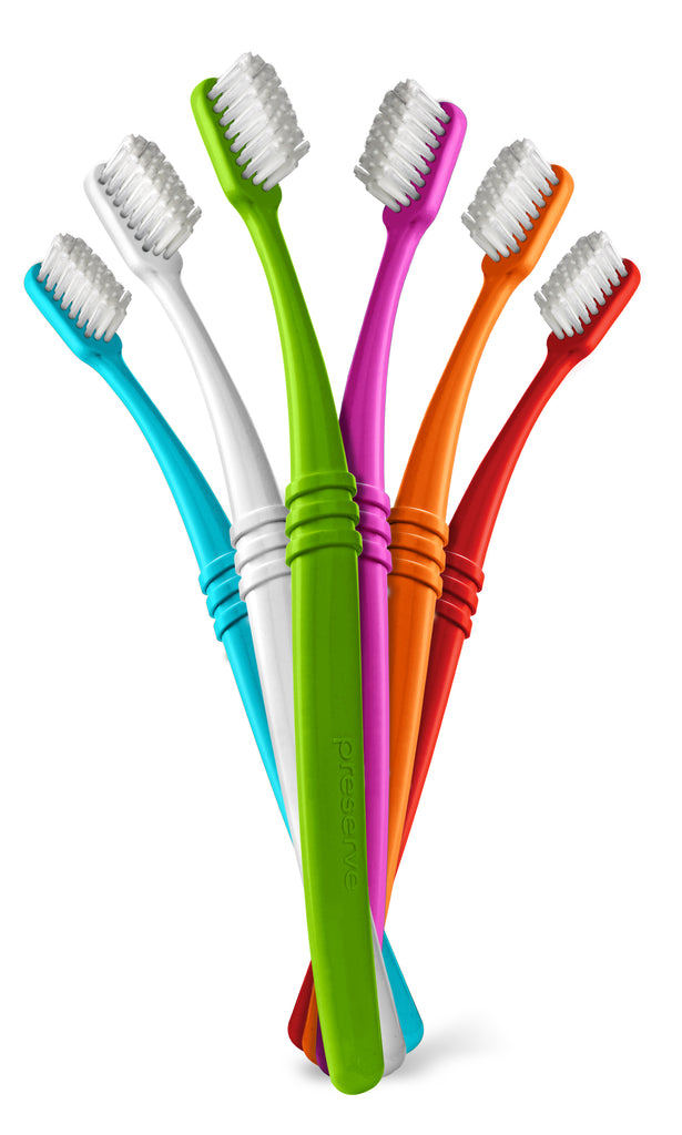 Preserve Adult Toothbrush in Cello Packaging | Case of 144